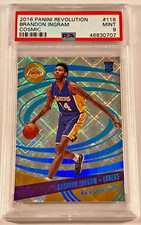 2016 BRANDON INGRAM ROOKIE /100 PANINI REVOLUTION #118 COSMIC - PSA 9 MINT