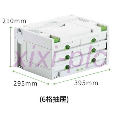 1pcs NEW  FESTOOL  SYS 3-SORT/6  Toolbox 6 draws 491984  DHL shipping
