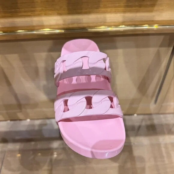 25年★Tory Burch Adrien Jerry Slide 157841 サンダル 軽量 Tory Burch Women Adrien Jelly Lightweight Flat Slide Sandal