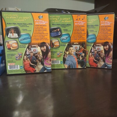 Shout About TV Shout About Music DVD Games (Lot of 3 DVDs) | eBay