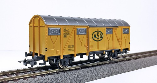 Fleischmann 5332 HO Era 3-4 Swedish Railways 2-axle Closed Box Car 'ASG' LN MINT - Picture 7 of 11