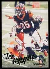 2020 Panini Chronicles #214 Tee Higgins Luminance Update Rookies Green