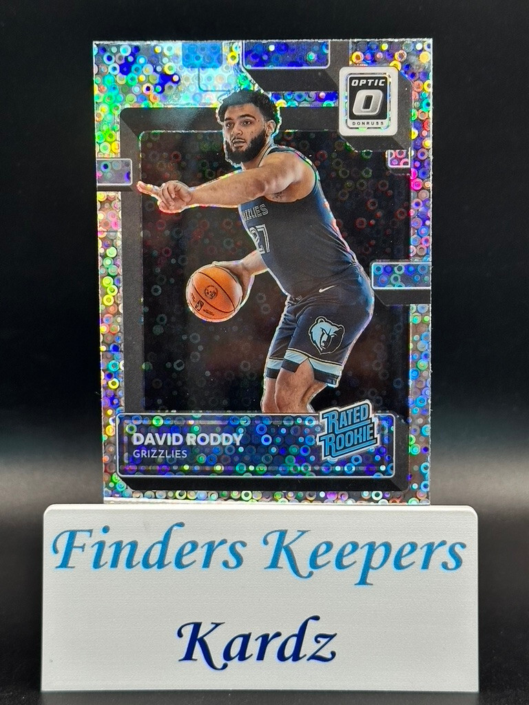 2022-23 DAVID RODDY OPTIC BASKETBALL DISCO PRIZM RATED ROOKIE #225 GRIZZLIES