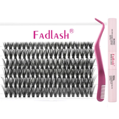 Cluster Lashes Kit Individual lash extensions starter kit 120 Clusters Fadlash
