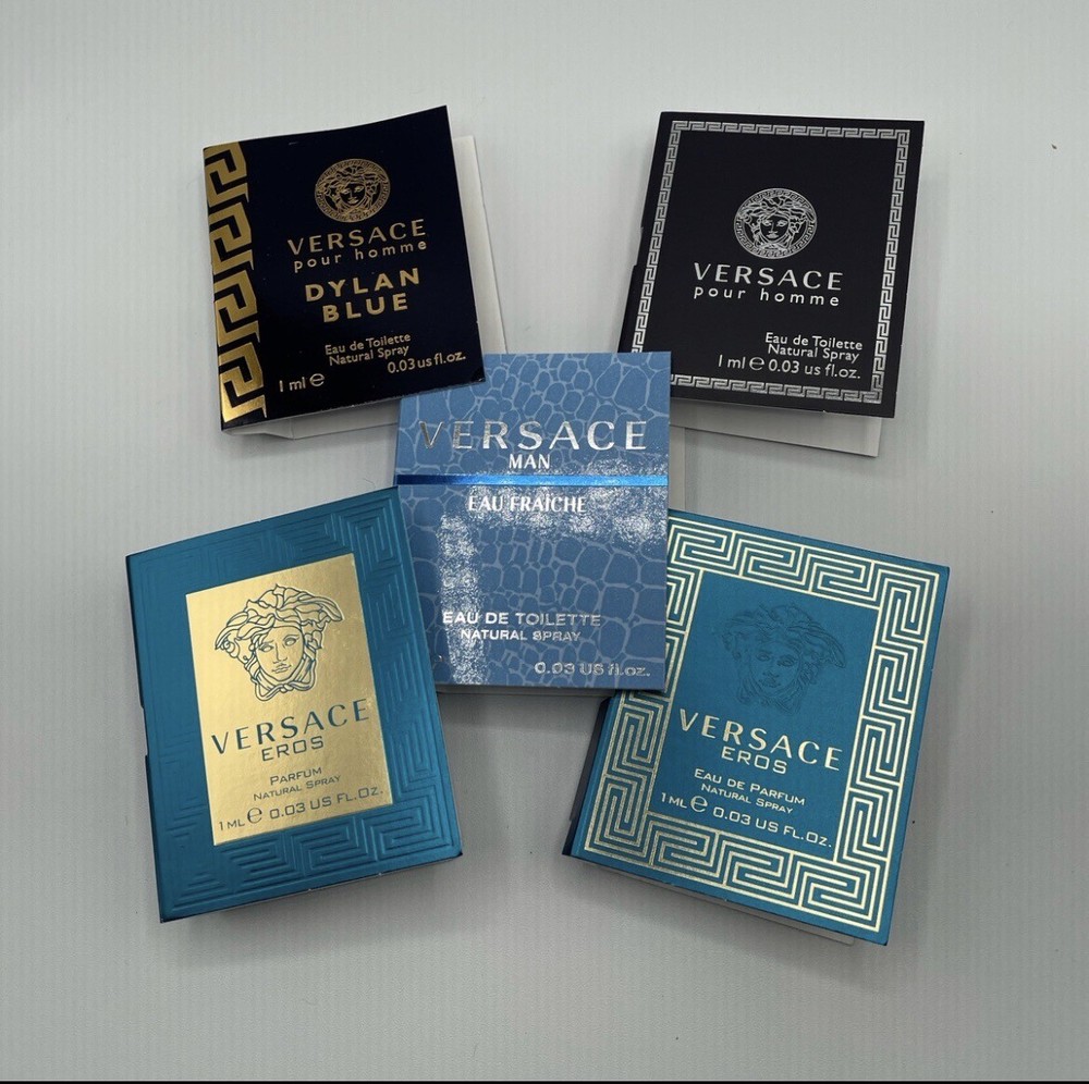 Men's 5PC Versace Perfume Sample Set-NEW