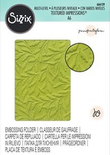 Sizzix Delicate Leaves ML Embossing folder 666139 Retail 11.99 Jennifer Ogborn