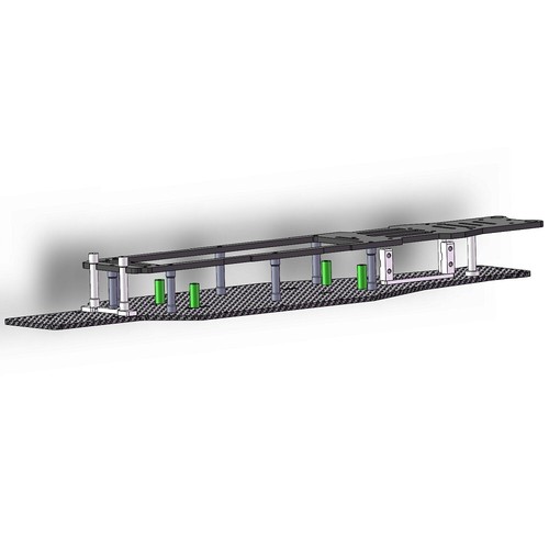 Carbon LCG Chassis Upper Lower For Traxxas Drag Slash Mustang C10 Slash Mudboss - Picture 5 of 11