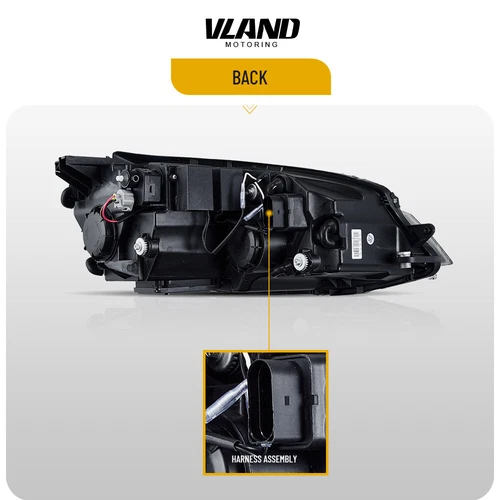 Paar Scheinwerfer Red Line Paar LED Für Volkswagen VW GOLF MK7.5 2017-2020 - Bild 11 von 16
