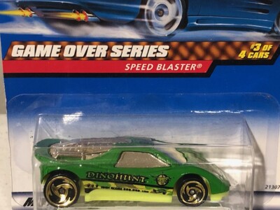 Hot Wheels Speed Blaster, Game Over Series, Green, NEW, 1/64