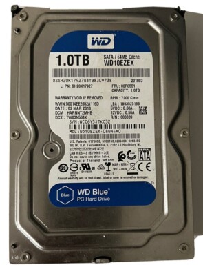 【中古】 ウィッチ/Ｂｌｕ-ｒａｙ　Ｄｉｓｃ/HPXR-190 Western Digital WD10JPVX-60JC3T0 - 1TB 5.4K RPM SATA 9.5mm