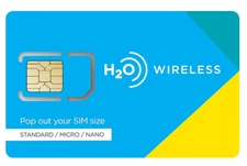H2O Wireless sim Card BYOD GSM