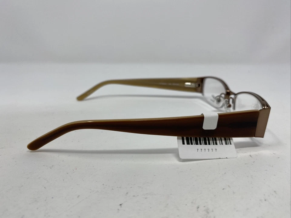 Marco de anteojos Candie’s C VIVIENNE BRN 50-17-135 de media montura de metal marrón/M96 Foto 4 de 4