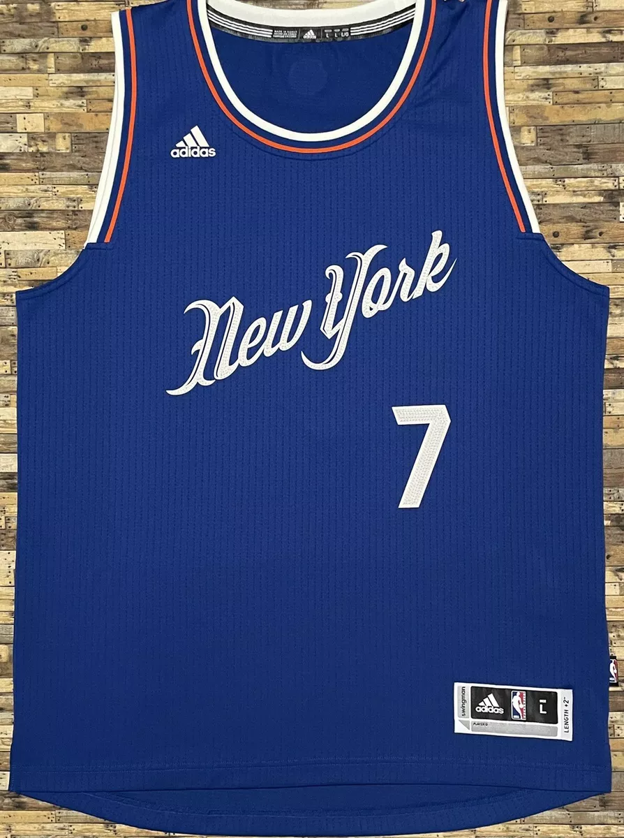 Vintage Adidas NBA New York Knicks Carmelo Anthony #7 Jersey Size Youth XL.