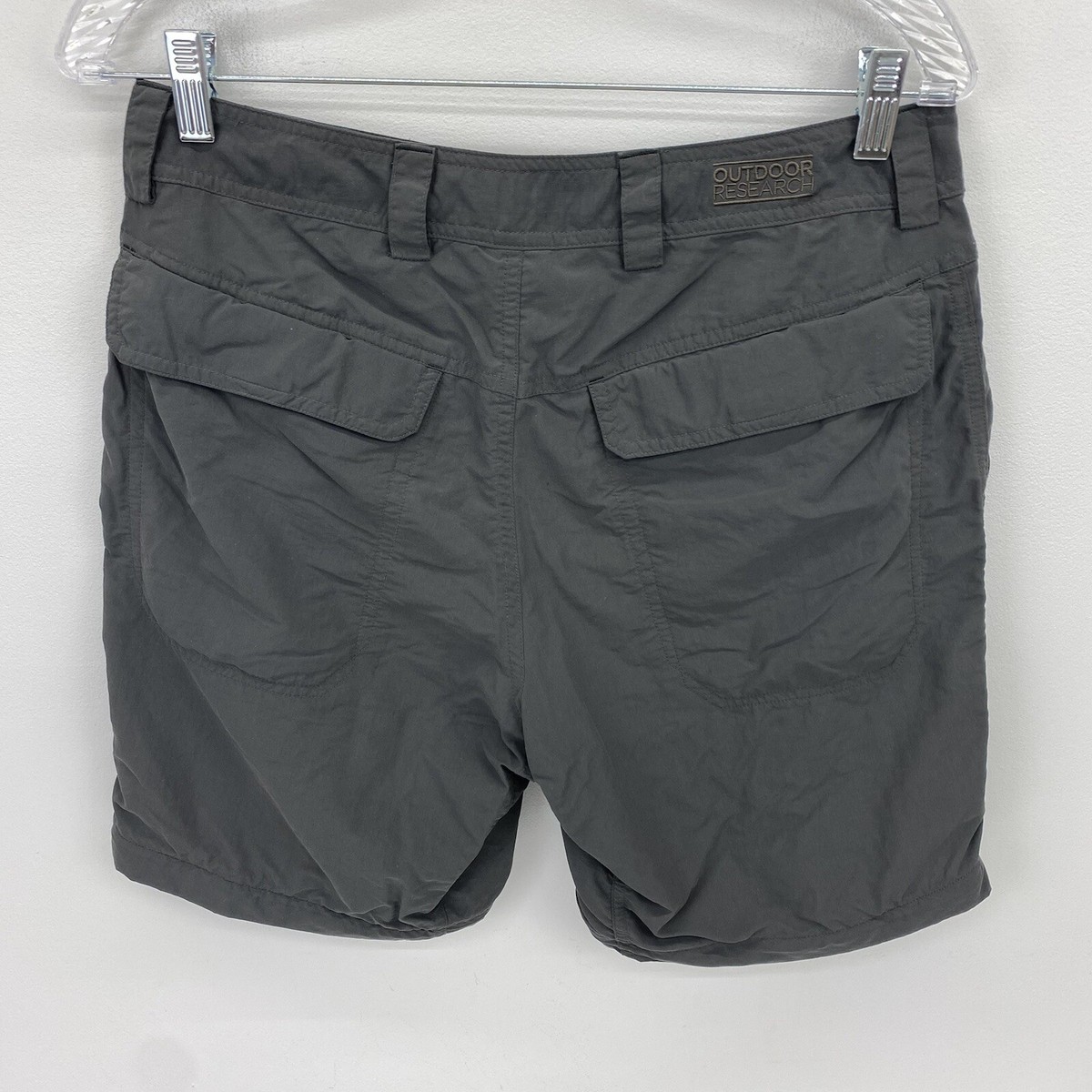 Short De Randonnée Outdoor Research Homme - Équinoxe Zippé - Taille 30 - Gris Performance