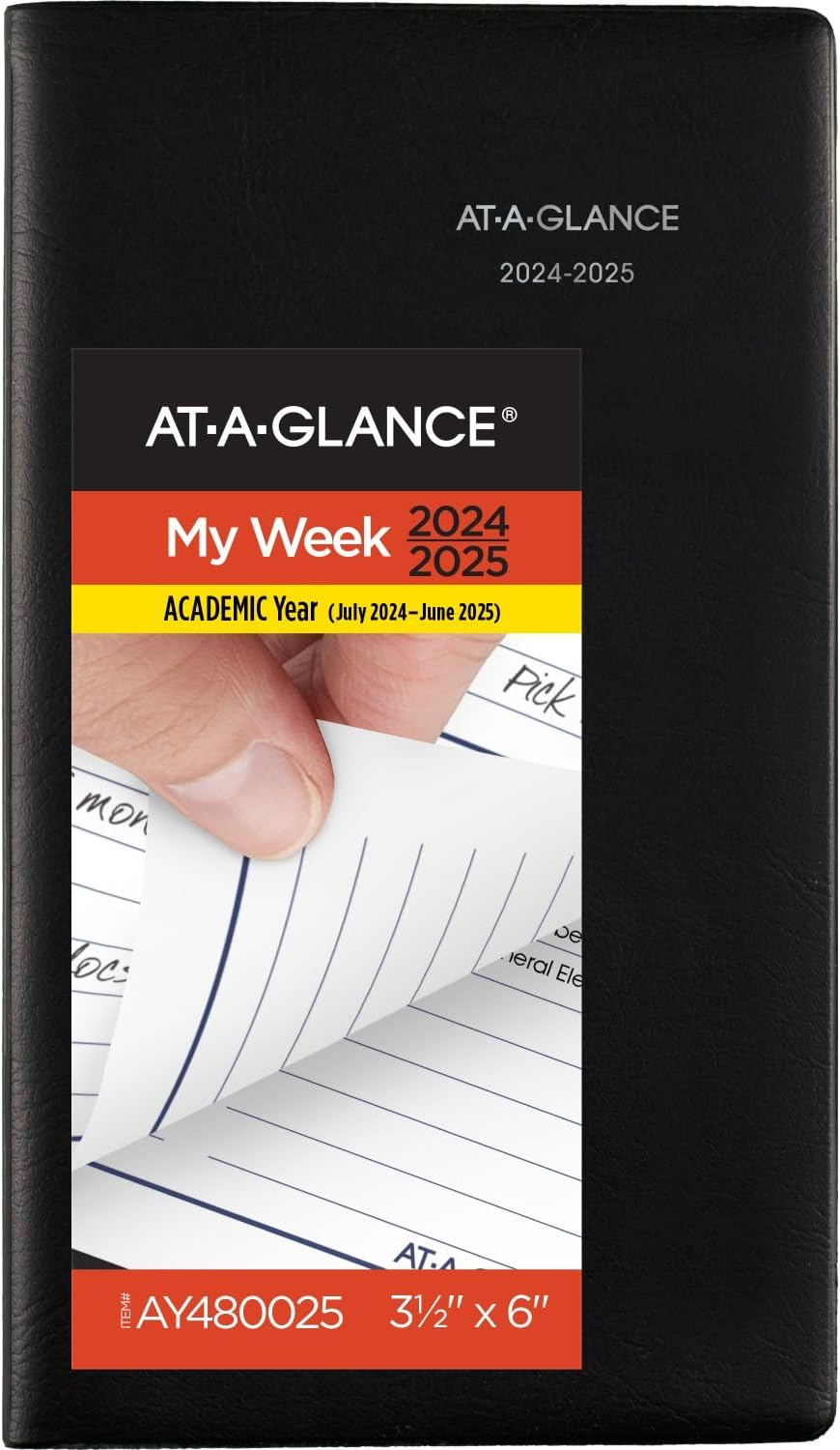 Planner 2024-2025 Academic, Weekly Pocket Planner, 3-1/2