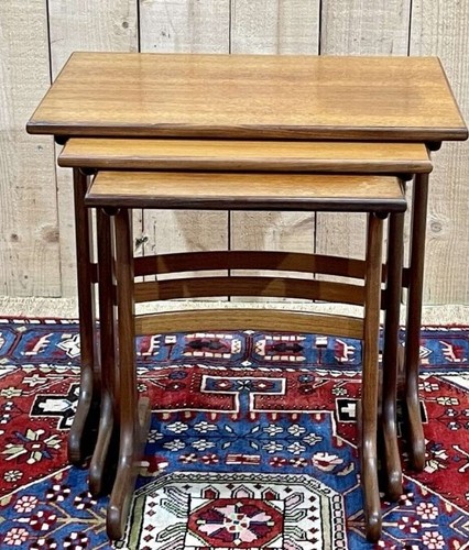 1960's G Plan 'Fresco' Teak Nesting Tables Set Of 3 Mid Century Modern - E Gomme - Picture 18 of 18