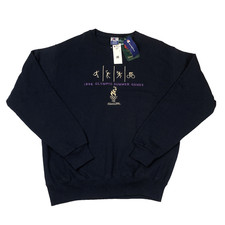New Champion 1996 Atlanta Summer Olympics Navy Blue Crewneck Size Large With Tag