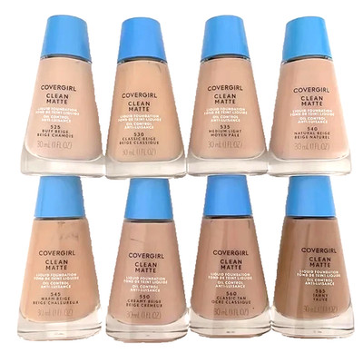CoverGirl Clean Matte Liquid Oil Control Foundation - CHOOSE SHADE