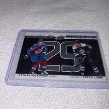 Nathan MacKINNON & LAINE 2023-24 UD Tim Hortons Duos Linked by Numbers #29 LN-10