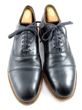 Allen Edmonds "PARK AVENUE" VERSE Men's Cap-Toe Oxfords 10.5 D Black (615N)