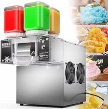 750W Snowflake Machine Commercial Snow Cone Shaving Maker Ice Shaver 120kg/24H