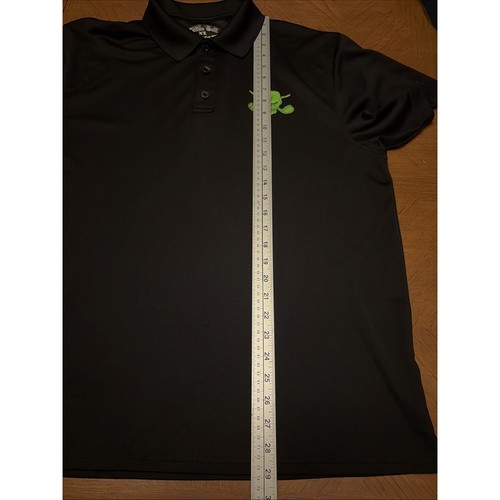 Tatouage chemise de golf homme XL noir polo crâne 13 clubs os croisés vêtements de golf - Photo 10/18