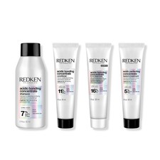 Redken Acidic Bonding Concentrate Travel Set 4pc, Shampoo, Conditioner, Mask +