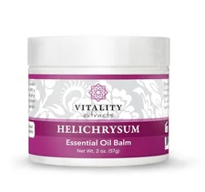 Vitality Extracts Helichrysum Balm 2oz | Skin Repair & Recovery | Natural Essent
