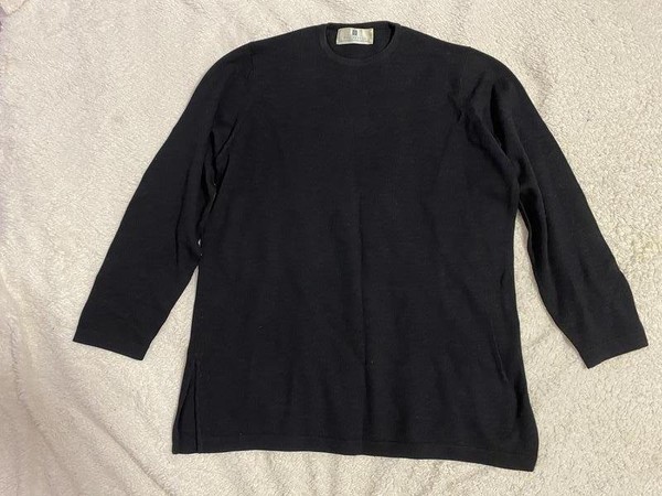 Men Ballantyne Sweater Black Wool 40 /L / 48