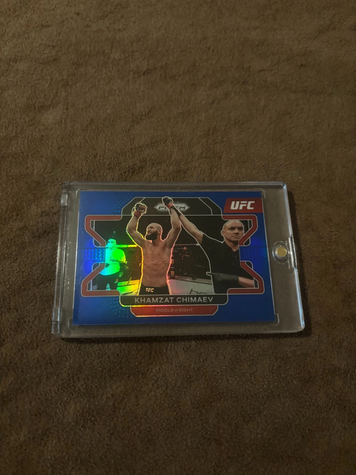2022 Panini Prizm Khamzat Chimaev Blue Prizm #94 /199