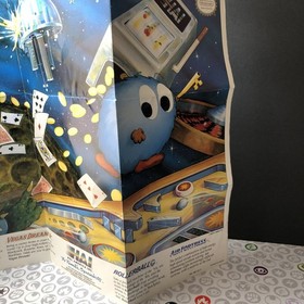 The Adventures of Lolo HAL Nintendo NES Foldable Promo Poster Insert ONLY