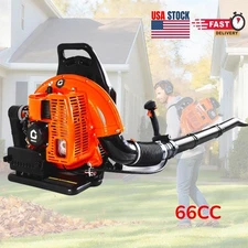 Commercial 66CC Leaf Blower Snow Blower Backpack 2-Stroke Gas Powered Lawn Grass