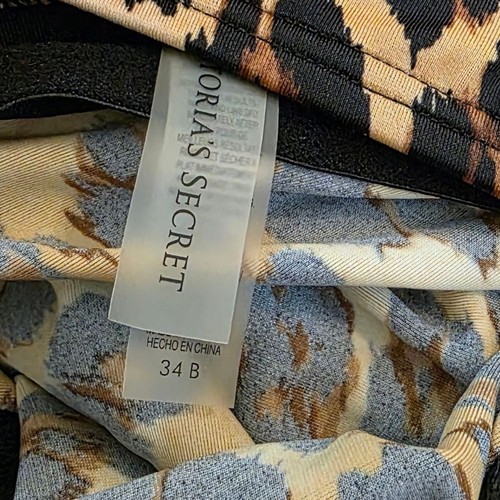 Victoria's Secret Leopard Print Underwire Tankini Size 34B - Picture 7 of 8