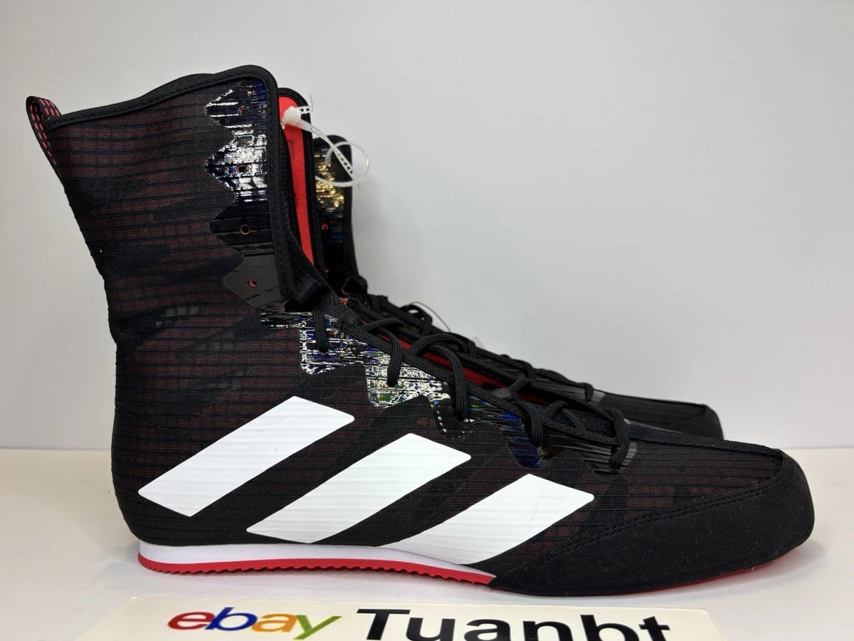 Adidas Men’s Box Hog 4 Boxing MMA Shoes Better Scarlet/Silver Metallic, Size 7.5 adidas BOX HOG 4 Boxing Shoes | Lucid Red-Zero Metallic  main image 4