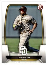 Juan Soto 2023 Bowman #52 San Diego Padres Baseball *145A