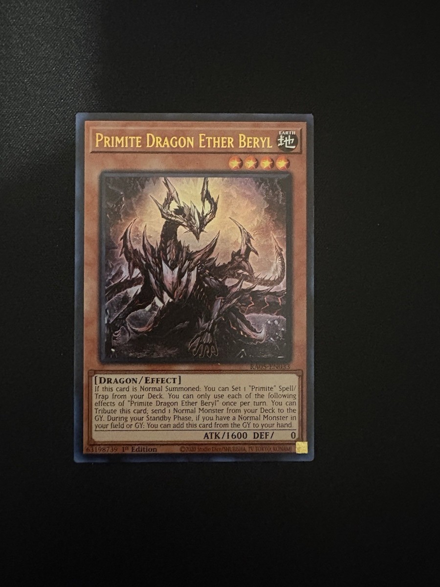 Primite Dragon Ether Beryl (Ultra Rare) RA05-EN033 Rarity