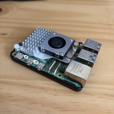 (USED) Raspberry Pi 5 8GB Board with Active Cooler and Bumper Case