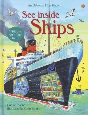 See Inside Ships (An Usborne Flap - Board book, by Mason Conrad - Very Good