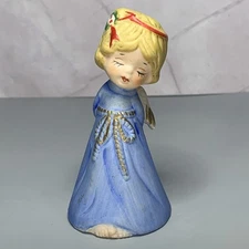 Bashful Belle JASCO,Bisque Angel Porcelain Vintage Christmas