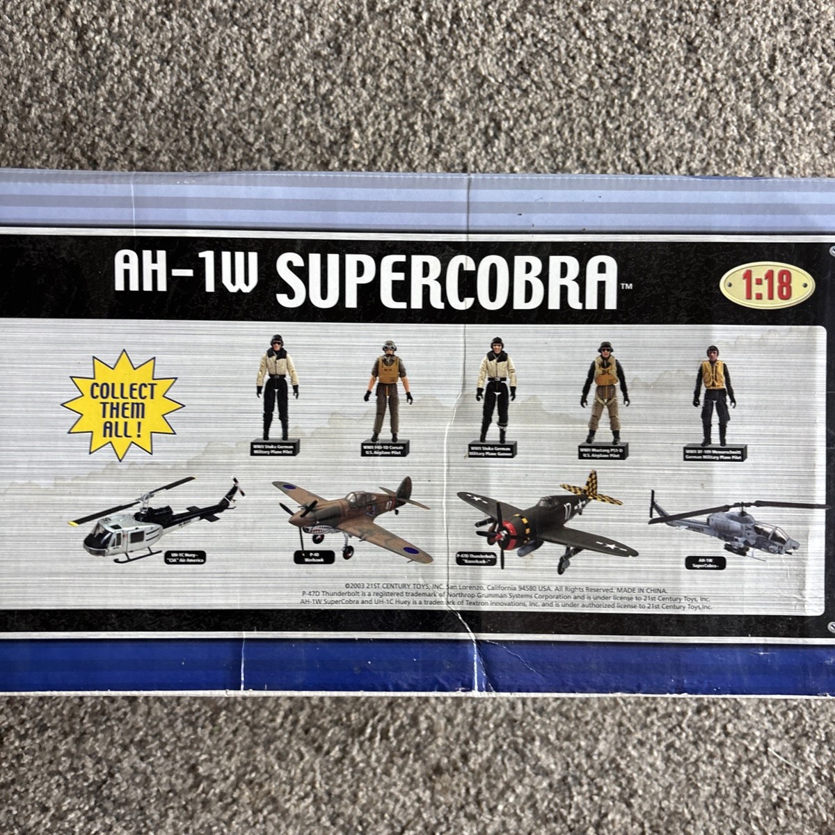 【希少】AH-1W 1:18 SUPER COBRA センチュリートイズ AH-1 Super Cobra 21st Century Toys Custom 1/18 helicopter