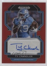 2023 Panini Prizm Draft Picks 2022 Update Red /199 Ty Chandler #RA-TCH Auto 0t3i