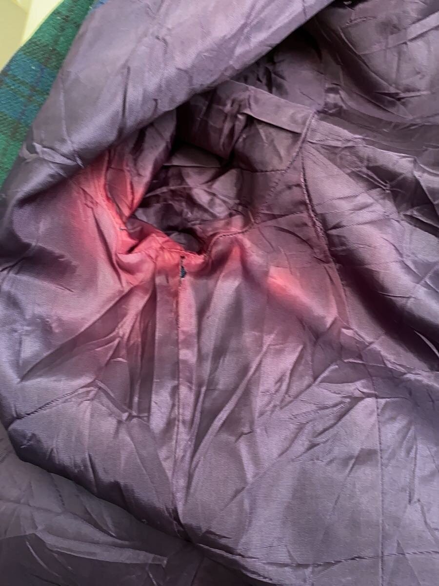 Pendleton 70s Tailored Wool Jacket Green Check Si… - image 5