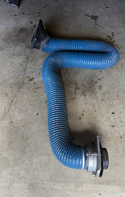 Nederman 105 222 35 96''x 6'' Diameter Fume & Dust Extraction Arm W/Hose & Hood