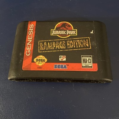 Jurassic Park Rampage Edition Sega Genesis 1994 Cartridge Only Tested