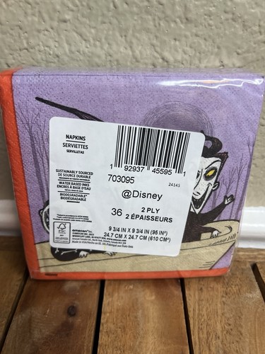 Amscan Nightmare Before Christmas Lock Shock & Barrel 36 Paper Beverage Napkins - Picture 2 of 2