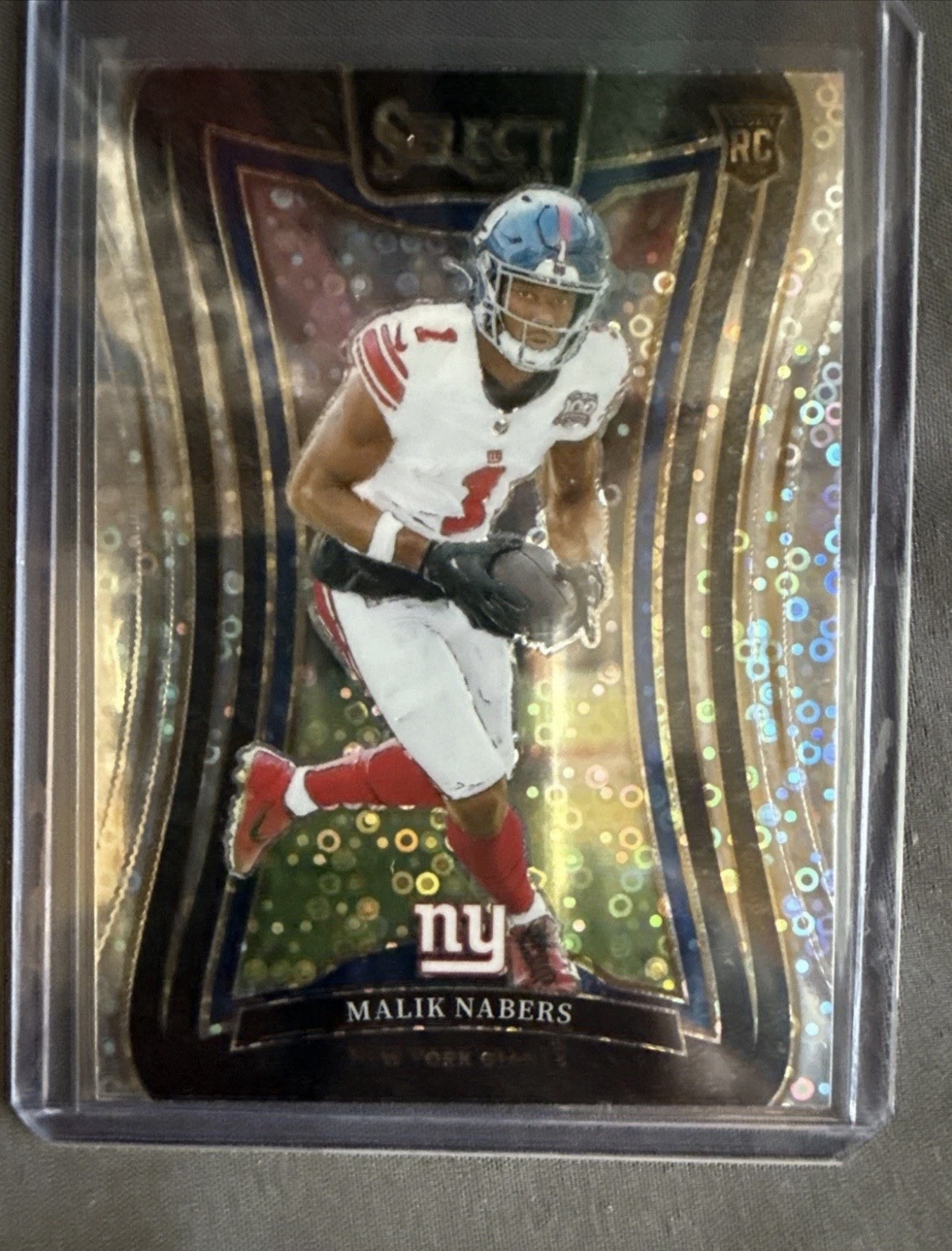 2024 Panini Select - Suite Level Malik Nabers #381 Disco Prizm (RC)