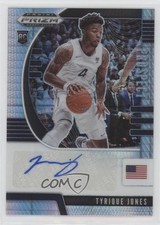 2020-21 Panini Prizm Draft Picks Prospect Hyper Tyrique Jones #PA-TJ Auto 4l3