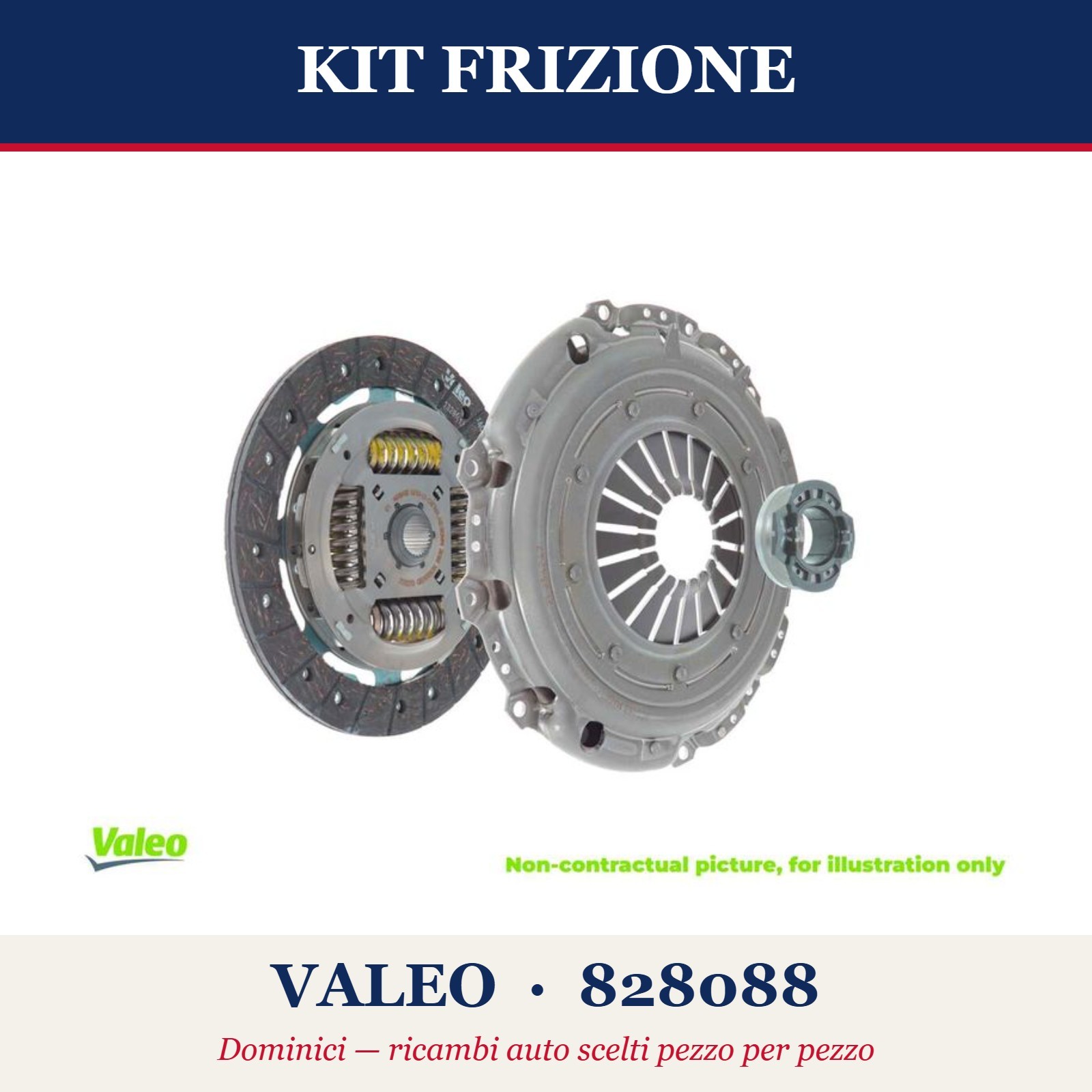 Valeo Kit 3P Bmw 330Xi X3 3.0 2.0D 828088 - Immagine 2