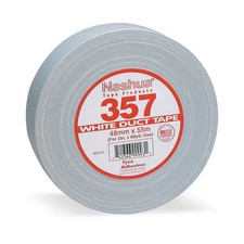 Nashua Duct Tape, White, 60 yd L, 1-7/8 in W 357 Nashua 357 742366999931