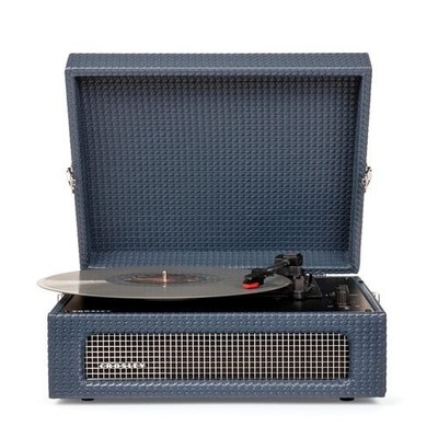 Audio & Hi-Fi - Crosley: Voyager Portable Turntable (Navy Blue) (Turntable / Gir